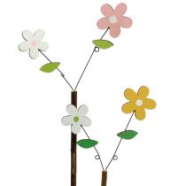 Prodotto Spina decorativa fiore in legno H44cm 6 pz
