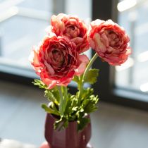 Prodotto Ranuncolo artificiale come bouquet per una decorazione elegante e di facile manutenzione, 51 cm, 3 pezzi