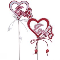 Prodotto Tappo decorativo per fiori “Love” San Valentino 25,5 cm 16 pz