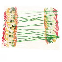 Prodotto Tappo decorativo Tappo fiore in legno decorazione rana 6,5 cm 18 pz