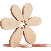 Prodotto Fiori in legno sparsi fiori decorativi in legno arancione/rosa/bianco 72 pz