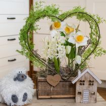 Prodotto Narcisi artificiali fiori di seta narciso bianco 40 cm 3 pz