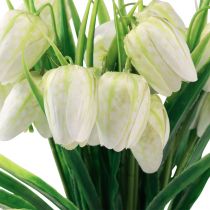 Prodotto Fritillaria Fiore a scacchi bianchi Fiori artificiali 38 cm 6 pezzi