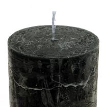 Prodotto Candele nere candele a colonna colorate 50x100mm 4pz