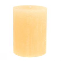 Candele Apricot Light Candele a colonna tinta unita 60×80mm 4pz