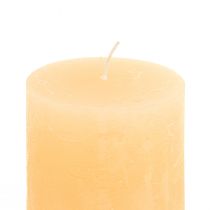 Prodotto Candele Apricot Light Candele a colonna tinta unita 60×80mm 4pz