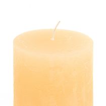 Prodotto Candele Apricot Light Candele a colonna tinta unita 60×80mm 4pz