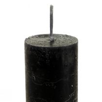 Prodotto Candele coniche candele colorate nere 34×240mm 4 pz