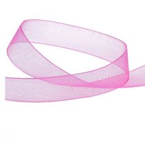 Prodotto Nastro in organza nastro regalo nastro rosa cimosa 15mm 50m