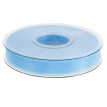 Prodotto Nastro in organza nastro regalo nastro azzurro cimosa blu 15mm 50m
