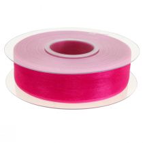 Prodotto Nastro in organza nastro regalo nastro rosa cimosa 25mm 50m