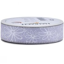 Prodotto Nastro regalo fiori viola nastro lilla 25mm 18m