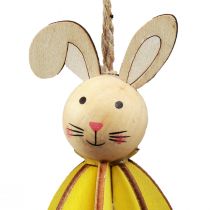 Prodotto Decorazione pasquale da appendere Coniglietti pasquali decorazione da appendere in legno H9,5 cm 8 pezzi