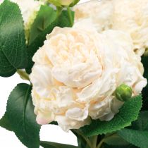 Prodotto Rose artificiali Crema Rose artificiali Dry Look 53cm 3 pezzi