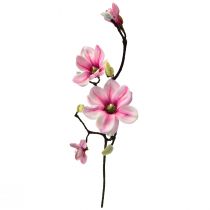 Prodotto Fiore artificiale Magnolia Ramo Magnolia Artificiale Rosa 59cm 3pz