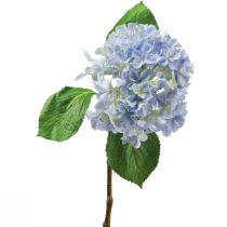 Prodotto Ortensia artificiale blu fiore artificiale blu Ø15,5 cm 45 cm