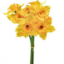 Prodotto Decorazione narciso fiori artificiali narcisi gialli 38 cm 3 pezzi