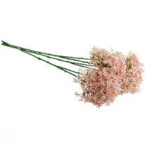 Prodotto Fiore decorativo Wild Allium artificiale rosa 70 cm 3 pezzi