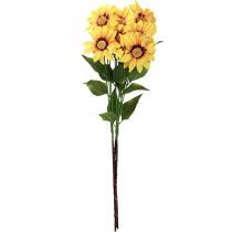 Prodotto Fiori decorativi girasoli artificiali gialli 79 cm 3 pezzi