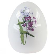 Prodotto Decoro uova di Pasqua in ceramica con decoro floreale 12cm 3pz
