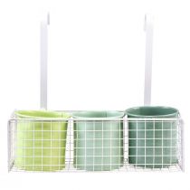 Prodotto Vaso da fiori da appendere decorazione balcone decorazione cucina L26 cm