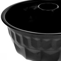 Prodotto Stampo per torta Bundt in metallo nero, Ø23cm, per decorazione cucina.