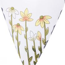 Prodotto Cuori Metallo Bianco da Appendere Stile Country 14×1.5×20cm 2 pz
