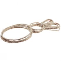 Prodotto Anello decorativo coniglietto pasquale Coniglietto decorativo pasquale naturale 20×40 cm 4 pz