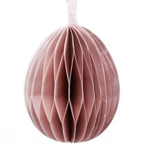 Prodotto Uova a nido d&#39;ape per appendere le uova di Pasqua Bianco Arancione 6cm 6 pezzi