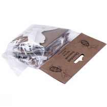 Prodotto Coniglietto Pasquale Decorazione A Nido D'ape Coniglio In Piedi Bianco Arancione 5×3×8cm 6pz