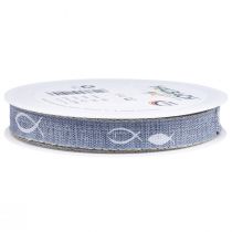 Prodotto Nastro regalo pesce nastro azzurro marittimo 15mm 20m