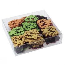 Prodotto Decorazione a dispersione uccello in legno cuore decorazione da tavolo colore 3,5/1,5 cm 72 pz