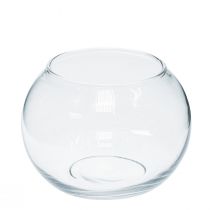 Prodotto Vaso a sfera vaso per fiori in vetro rotondo decorazione in vetro H10cm Ø11cm