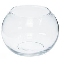 Prodotto Vaso a sfera vaso per fiori in vetro rotondo decorazione in vetro H11cm Ø15cm