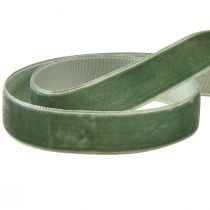 Prodotto Nastro in velluto nastro decorativo verde nastro regalo in velluto W20mm L10m