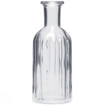 Prodotto Vaso a bottiglia, vaso in vetro, vaso alto, trasparente, Ø7,5cm, H19,5cm, 2 pezzi