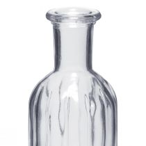 Prodotto Vaso a bottiglia, vaso in vetro, vaso alto, trasparente, Ø7,5cm, H19,5cm, 2 pezzi