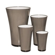 Prodotto Vaso &quot;Fizzy&quot; grigio platino Ø13,5cm a circa Ø28,5cm 1 pz