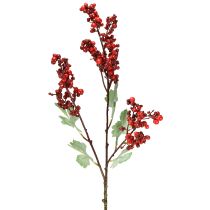 Prodotto Ramo di bacche artificiali ramo artificiale rosso decorazione natalizia 74 cm