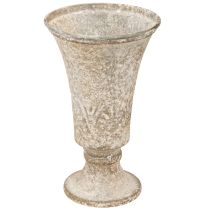 Prodotto Calice antico in metallo, calice decorativo, vaso vintage, Ø11cm, H17,5cm