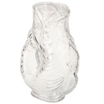Prodotto Vaso in vetro a forma di pesce decorativo per un design armonioso della stanza, 24,5 cm