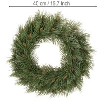 Prodotto Ghirlanda artificiale di rami di pino con piccole pigne, 40 cm