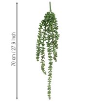 Prodotto Ghirlanda di piante artificiali da appendere, decorazione con piante grasse per il soggiorno