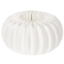 Prodotto Anello di carta a nido d'ape a forma di zucca, rotondo, grande, per fiori secchi e decorazioni autunnali, 24 cm, 4 pezzi