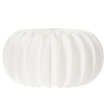 Prodotto Anello di carta a nido d'ape a forma di zucca, rotondo, grande, per fiori secchi e decorazioni autunnali, 24 cm, 4 pezzi