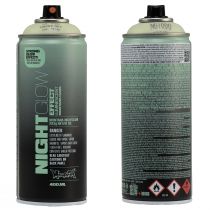 Bomboletta spray di vernice fluorescente Nightglow Green 400ml