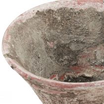 Prodotto Vaso in resina Vaso in argilla Vaso per piante Terracotta Vintage H7cm 2 pezzi