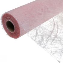 Runner da tavolo in pile decorativo Sizoweb rosa 30 cm 25 m