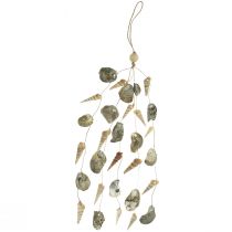 Campanella a vento marittima decorazione conchiglia di lumaca conchiglie 58 cm