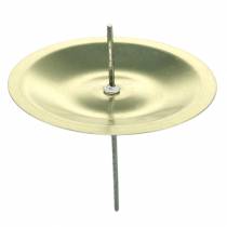 Prodotto Portacandele con spina oro Ø5cm 36 pz